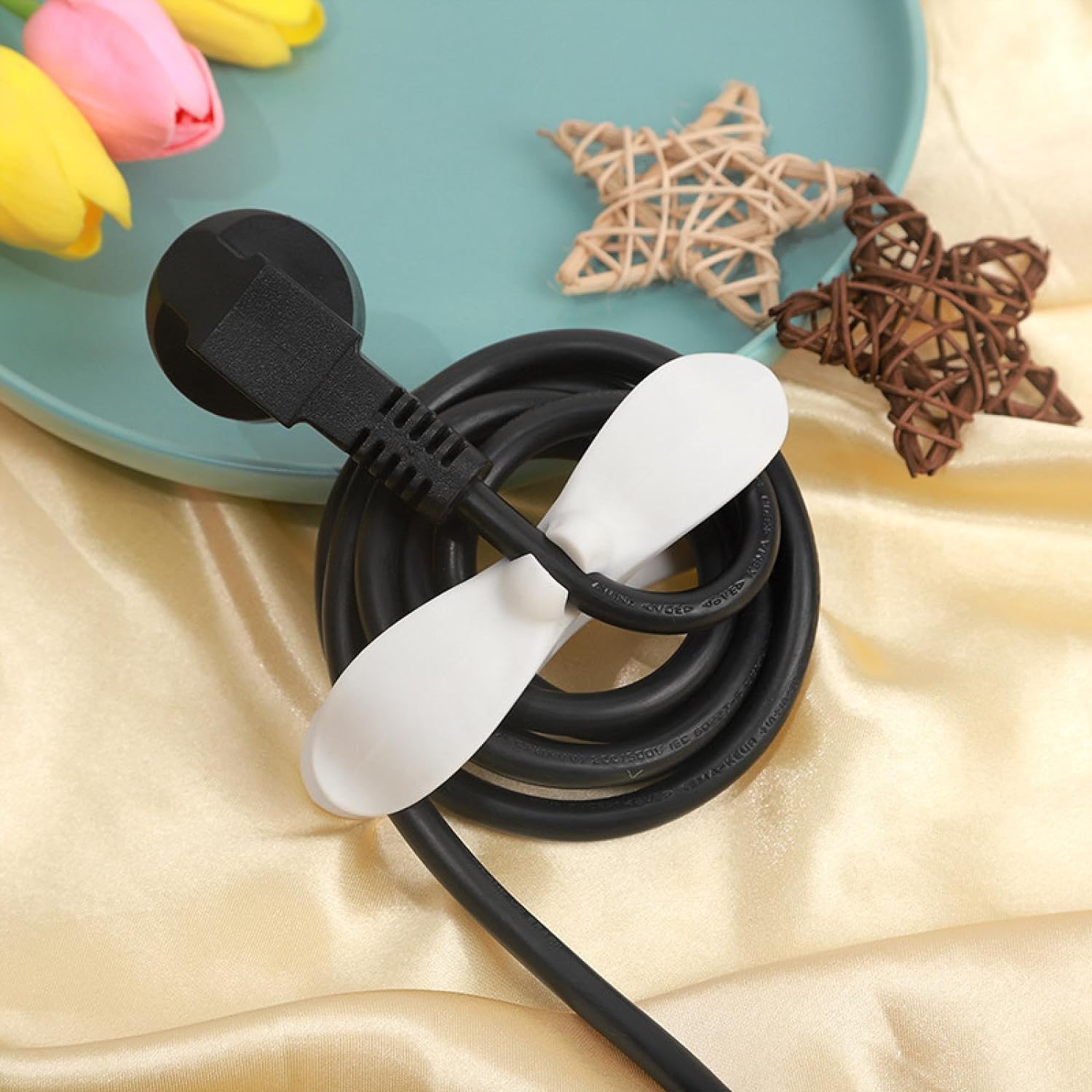 12657 Power Plug Holder Organizer for Appliances Tidy Cord Winder Cable Organizer Self Adhesive Wire Wrap Holder for Coffee Maker Pressure Cooker Etc (1 Pc / 8x3 Cm / Small) 12657 Power Plug Holder Organizer for Appliances Tidy Cord Winder Cable Organizer Self Adhesive Wire Wrap Holder for Coffee Maker Pressure Cooker Etc (1 Pc / 8x3 Cm / Small)